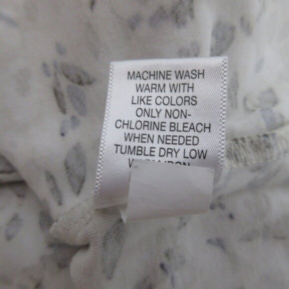 CROFT & BARROW T-Shirt Sz Petite Medium Brown Camo Short Cap Sleeve PIMA Cotton - Picture 6 of 6